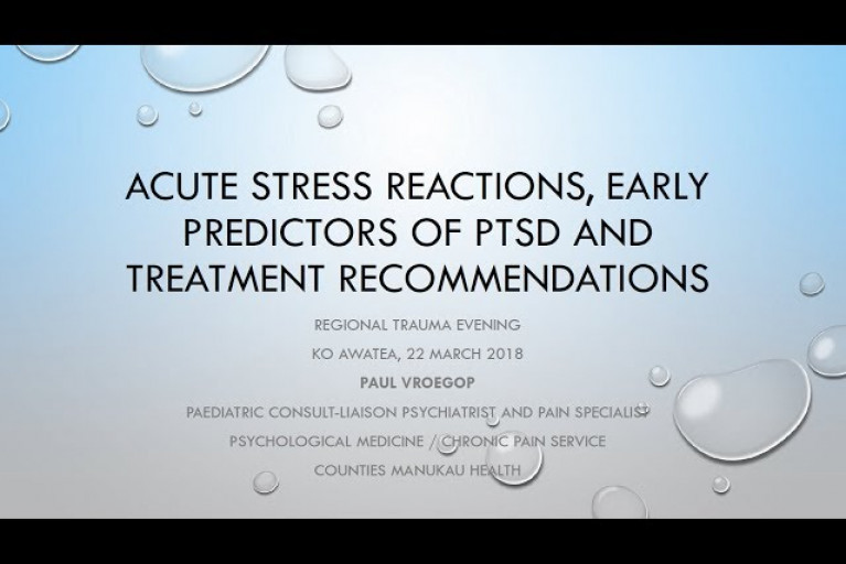 Acute Stress Reactions